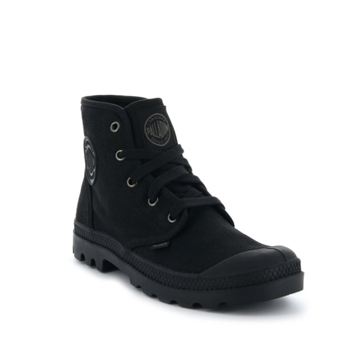 Palladium Pampa Hi Women's Boots Black | UK E269-IQB